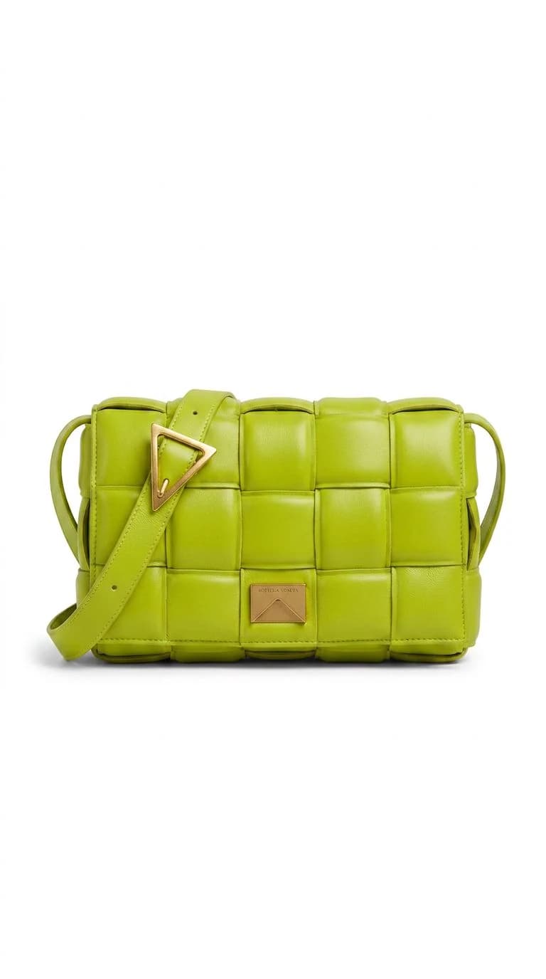 Bottega Veneta Padded Cassette Açık Yeşil Omuz Çantası